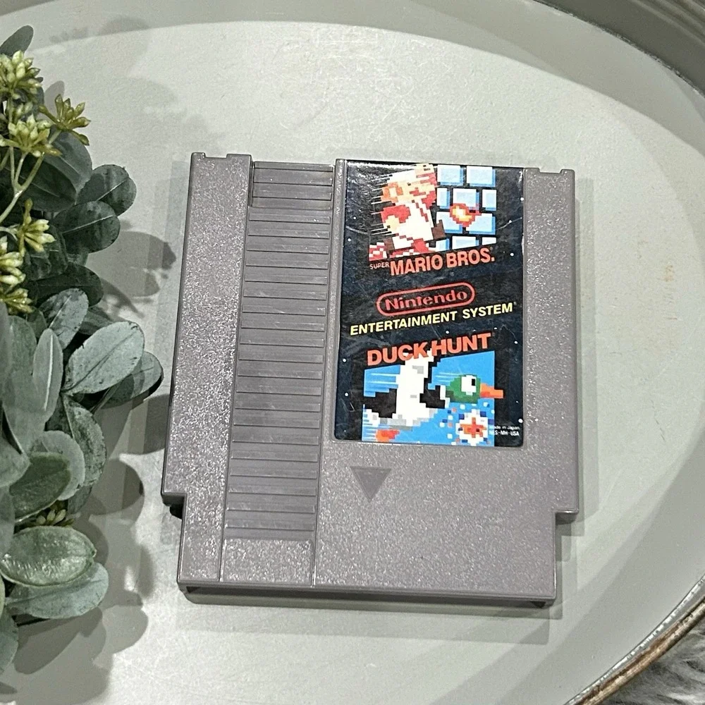 Vintage 1985 Nintendo NES Super Mario Bros. Duck Hunt Cartridge